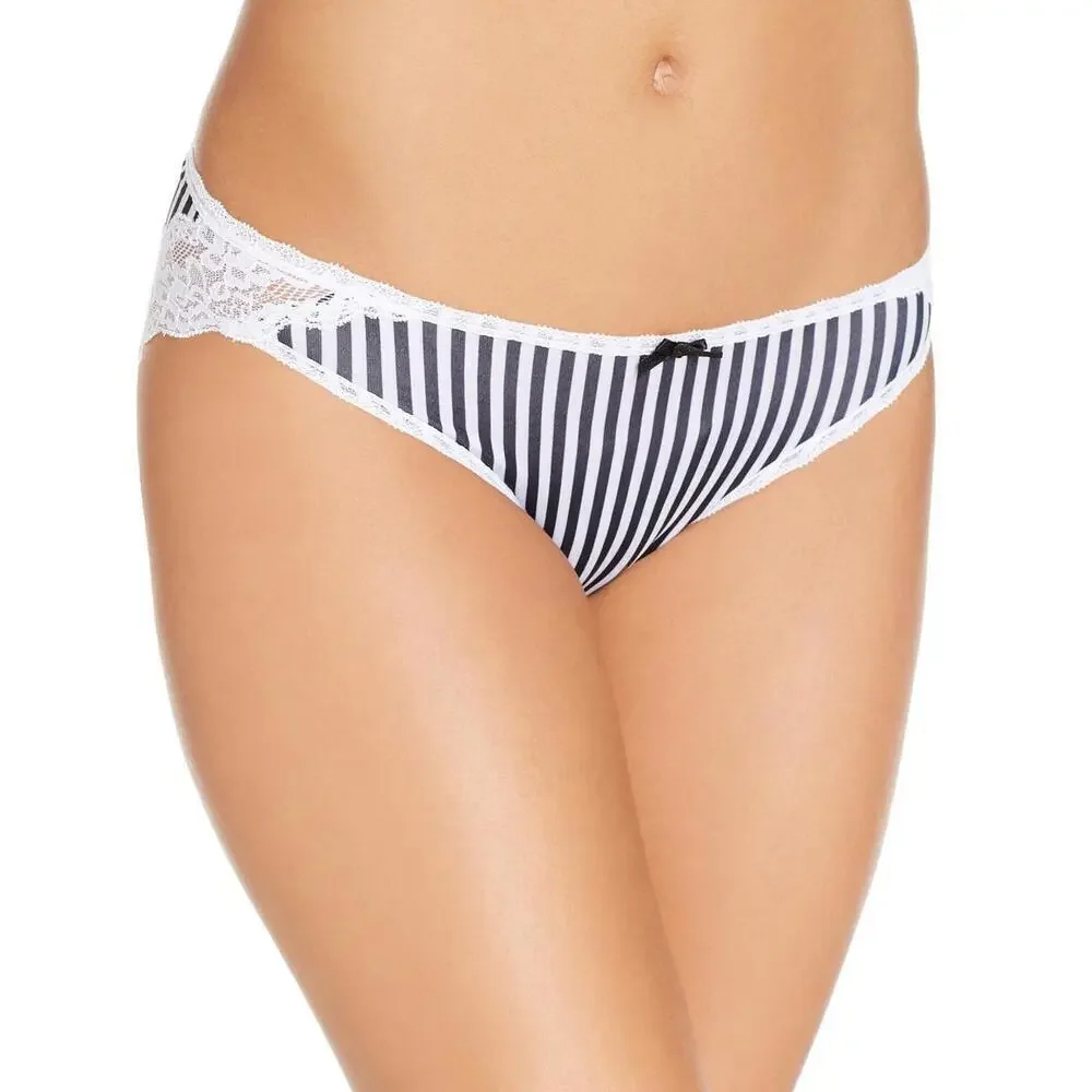 Jenni By Jennifer Moore Womens Micro Lace Trim Bikini Size XS - Picture 1 of 1